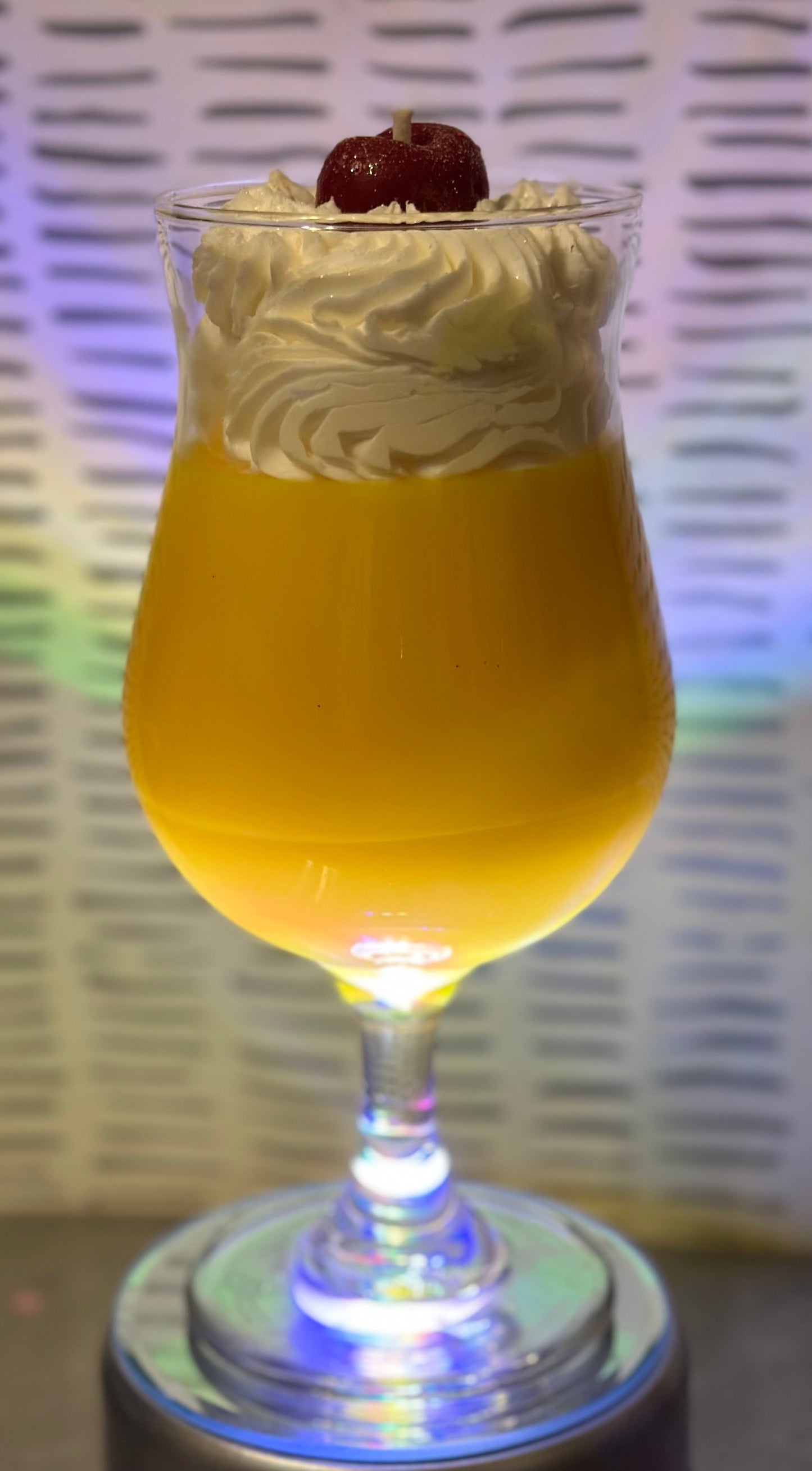 Gourmet Dessert Wine Glass Candles